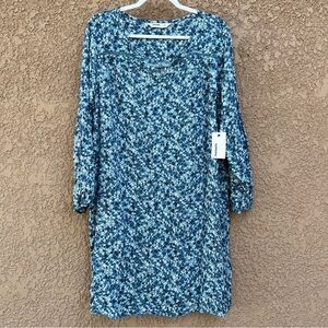 NEW! Sonoma Floral Tunic Dress Shirt Women’s Size 2XL Boho‎ Casual Spring Summer